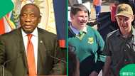 "Taking his cap off in respect": Afrikaner youngsters show Ramaphosa proper manners during visit