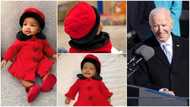 Baby wearing formal outfit for Joe Biden's Inauguration day goes viral