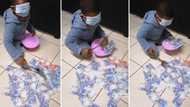 Viral challenge where kids scoop cash blindfolded has some parents sweating, it's a 'no' from them