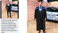 The Cleaner helps man celebrate graduation after Covid halted ceremony