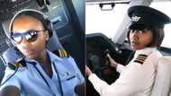 Johannesburg stunner grateful for new career as a qualified pilot, netizens inspired by woman's reflection on long journey to dream job