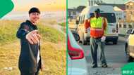 "He loves his job": Traffic officers entertain motorists at traffic intersection, SA moved