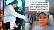 Woman's boyfriend changes her from passenger princess to car owner, TikTok video amazes peeps