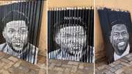 Kevin Hart SA tour: Gifted artist makes perfect painting of comedian, Mzansi impressed: "Pure talent"