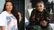 Pearl Thusi calls out peeps claiming she's beefing with DJ Zinhle in a heated Twitter post: "Please stop this"