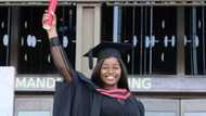 Halala: Former cashier celebrates bagging law diploma, fancies more coming her way