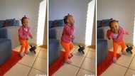 Dancing toddler wins over SA with her infectious vibe, peeps dig the animated moves: "it's her energy for me"