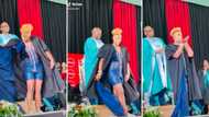 Stylish gent wows crowd at graduation with flamboyant outfit, peeps stan the sassy confidence: "Yes mogal"
