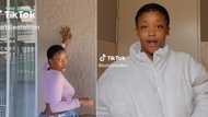 Mzansi woman squats to execute 'Bhebha' challenge while wearing little shorts, SA has a bone to pick with horrible cameraman