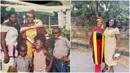 Lady who attended her mother's graduation years ago as child graduates, family members recreate old photo