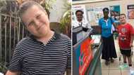 Young boy with heart of gold uses pocket money to buy groceries for needy woman, Mzansi applauds