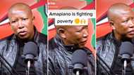 Julius Malema claims amapiano has fought poverty where government has failed, video has peeps cheering