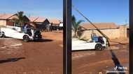 TikTok video of Toyota Quantum without the top has SA amused as man drives: “Our taxis are falling apart”