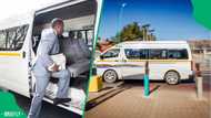 “There is no law and order in SA”: Gent shares taxi drivers pulling stunts at a red traffic light