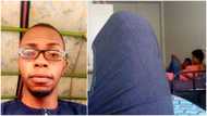 Young Man Refuses to Leave as Friend Brings Lady Home on Valentine's Day, Photo Goes Viral