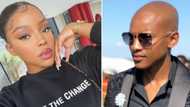 Faith Nketsi shares adorable pictures of husband Nzuzo Njilo and baby Sky for the 1st time