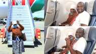 Loving businessman gets emotional after taking grandmother on her 1st flight