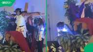 "Our burdens were too heavy for him": Jesus actor falling off cross leaves South Africans laughing