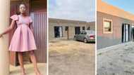 Woman's builds her dreams with a block of flats, Mzansi inspired