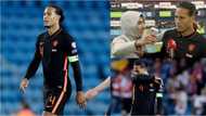 Virgil Van Dijk: Liverpool defender pushes away fan who wanted selfie after match
