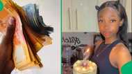 Woman shows off R50k cash in hand, says she's a side chick healing from secret relationship
