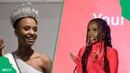 Zozibini Tunzi-Bolowana marks 6 months of marriage with new video of their wedding reception