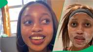 Woman cleared acne with hair product in TikTok video odd skincare routine