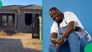 "This is big, never underestimate it": SA inspired as hardworking man builds dream home for family