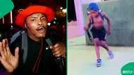 SA unimpressed by little boy imitating Shebeshxt in cute video: "He chose a bad role model"