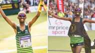 Tete Dijana defends Comrades Marathon title with record-breaking race, Mzansi proud