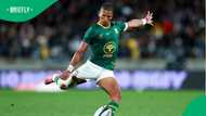 Springbok Manie Libbok and wife Verna celebrate first year of marriage