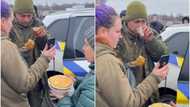 Russian soldier surrenders in video, receives a cup of tea from Ukrainians who also called his mum on phone