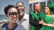 Letoya Makhene shares how Sello Maake kaNcube met his new wife, thespians share intimate dinner with partners