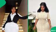 Wandi Ndlovu flaunts BBL in viral pic, Mzansi questions: "Can she sleep on one side?"