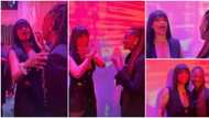 Rihanna screams in excitement, blushes hard as she meets singer Tems for the 1st time