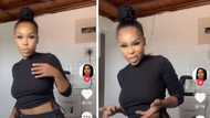 Mzansi call cut on cameraman, as TikTok hottie's 'Bhebha' dance challenge goes wrong