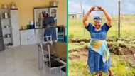 Woman shows off neat Rondavel home, Mzansi impressed: "Beautiful"