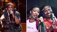 Thandiswa Mazwai pays tribute to local legend Miriam Makeba with her performance at the Apollo theatre