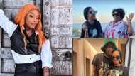 Mpho wa Badimo shares 5 pics of adorable family vacay with Themba Broly, Mzansi left gushing