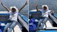 TikTok Star and domestic worker Thembi lives best soft life on her birthday, goes boating with the Wentzels