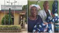 Teaching hospital share pics 68-year-old first-time mother's twins