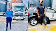 Black excellence: Entrepreneur Theo Baloyi buys 4th truck in just months