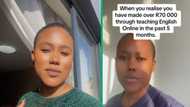 Woman earns over R70k as online English teacher in less than 6 months, TikTok video of details leave SA impressed