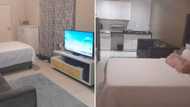 South Africans applauded a man's creativity after he upgraded his lux small apartment