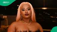 Cyan Boujee shows off her stunning figure in Gucci outfit, fans drool: "You’re so hot, I can’t"