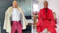 What a wow: Somizi Mhlongo fills pool with rose petals and takes a dip in his birthday suit