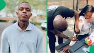 "I need this": Young man does temporary tattoos on the street, intrigues Mzansi