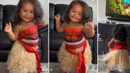 Little girl melts hearts with Moana outfit & adorable TikTok dance