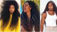 Man shows off his long natural hair in stunning photos, ladies rave over him: “You’re so gorgeous”