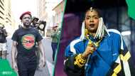 Power FM radio host Mbuyiseni Ndlozi shows love to US singer and rapper Lauryn Hill